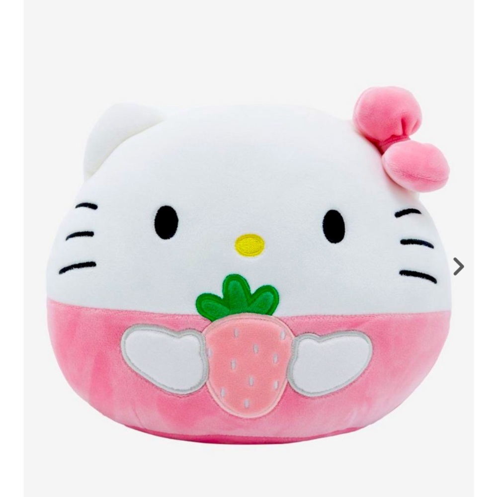 Squishmallows New Release Hello Kitty Strawberry Plush 8”